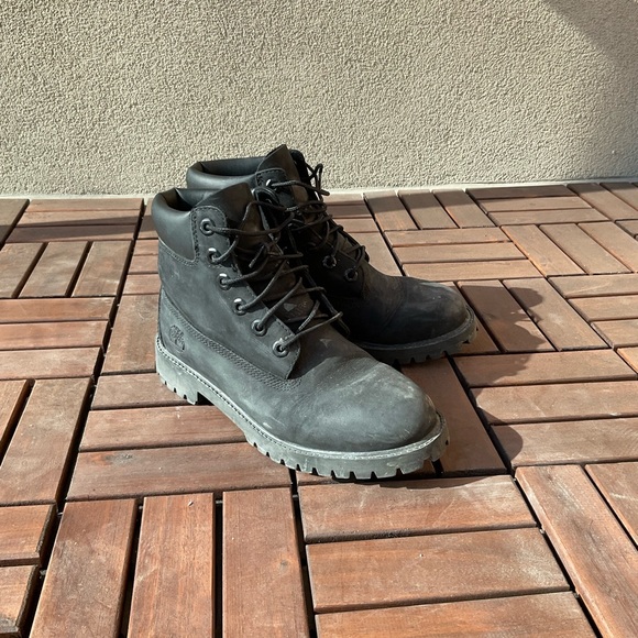Youth Timberland Black boots - Picture 4 of 8